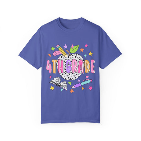 4th Grade Dalmatian Dot Teacher Tee