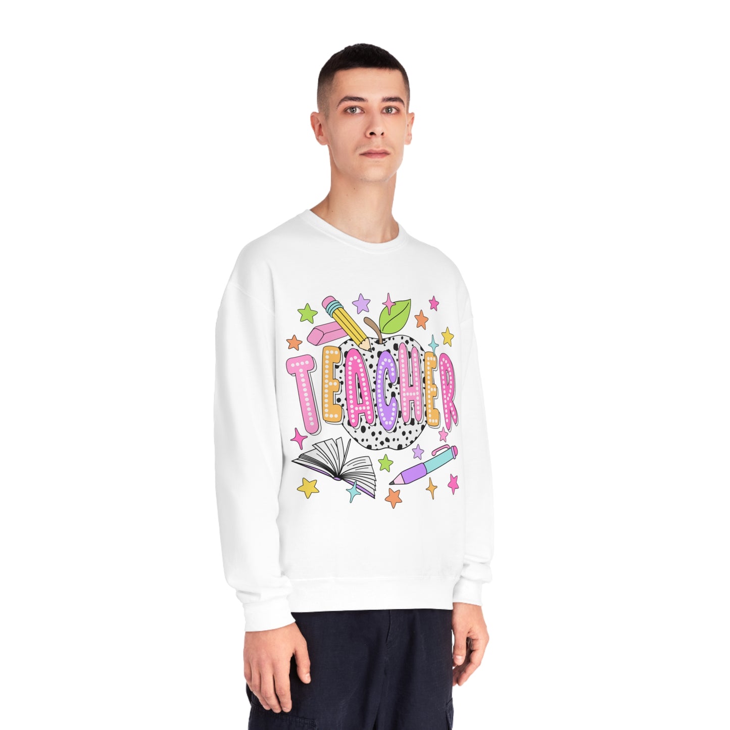 Teacher Dalmatian Crewneck Sweatshirt