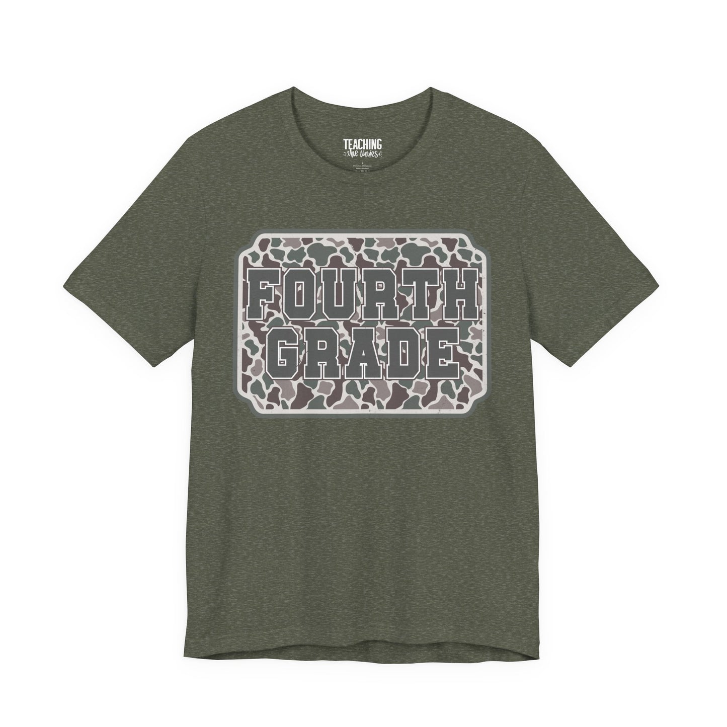 Camo Cutie: Fourth Grade Tee