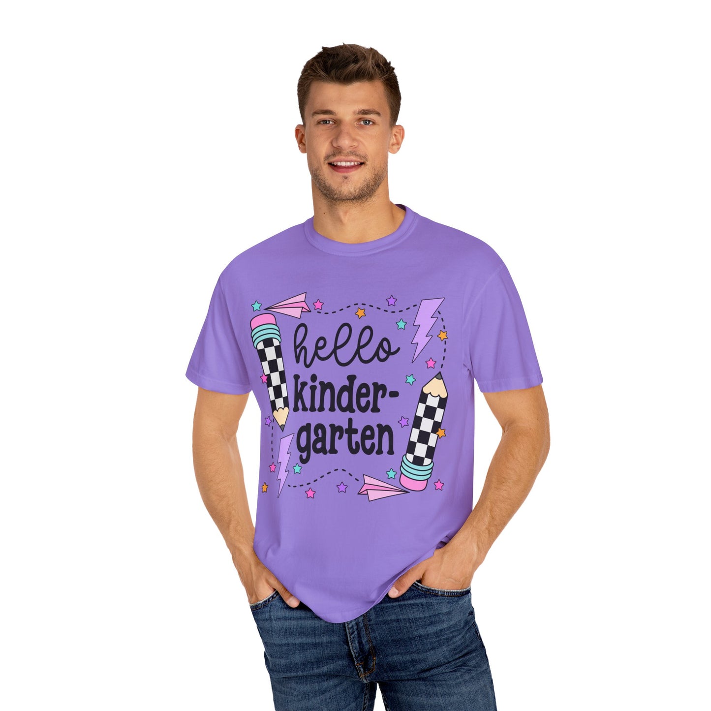 Hello Kindergarten Teacher Tee