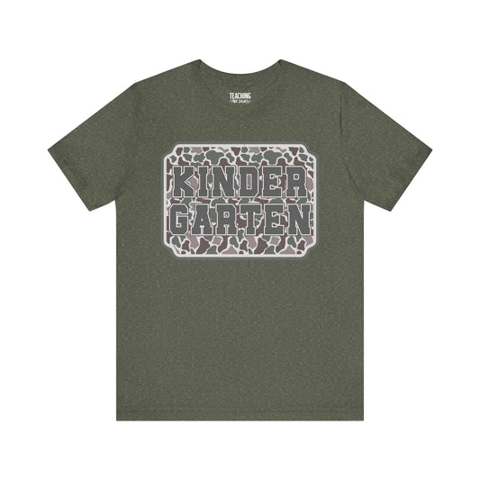 Camo Cutie: Kindergarten Tee
