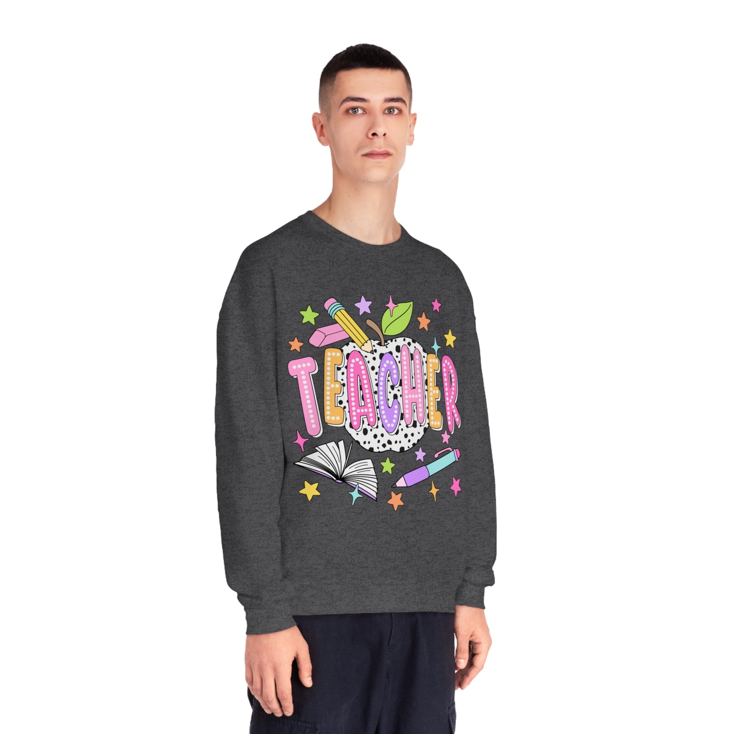 Teacher Dalmatian Crewneck Sweatshirt