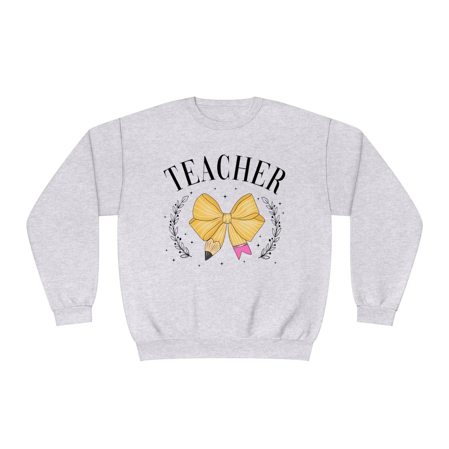 Teacher Bow Crewneck Sweatshirt