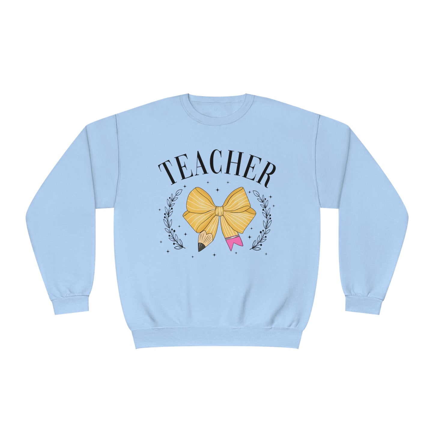 Teacher Bow Crewneck Sweatshirt