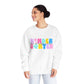 Kindergarten Flower Power Teacher Crewneck Sweatshirt