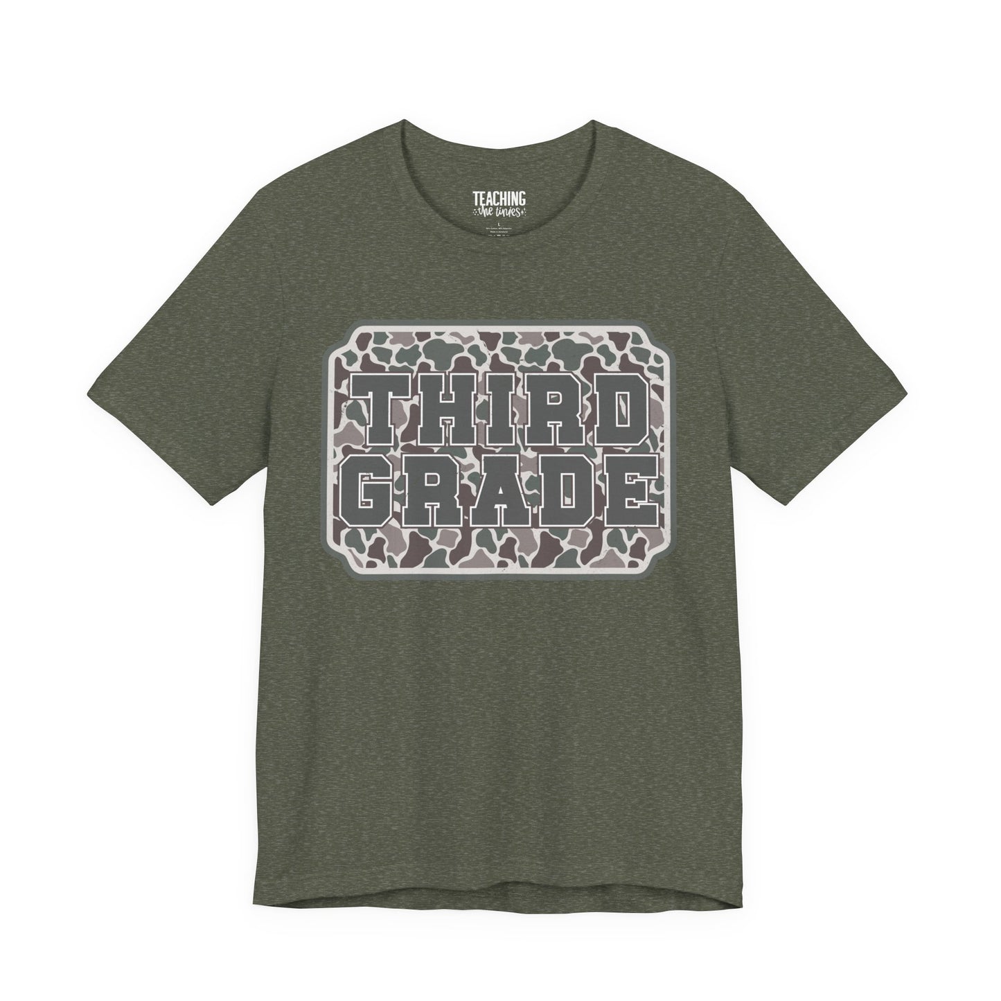 Camo Cutie: Third Grade Tee