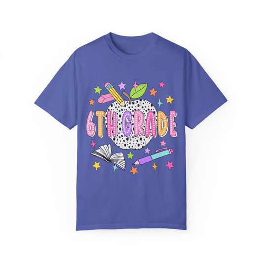 6th Grade Dalmatian Dot Teacher Tee