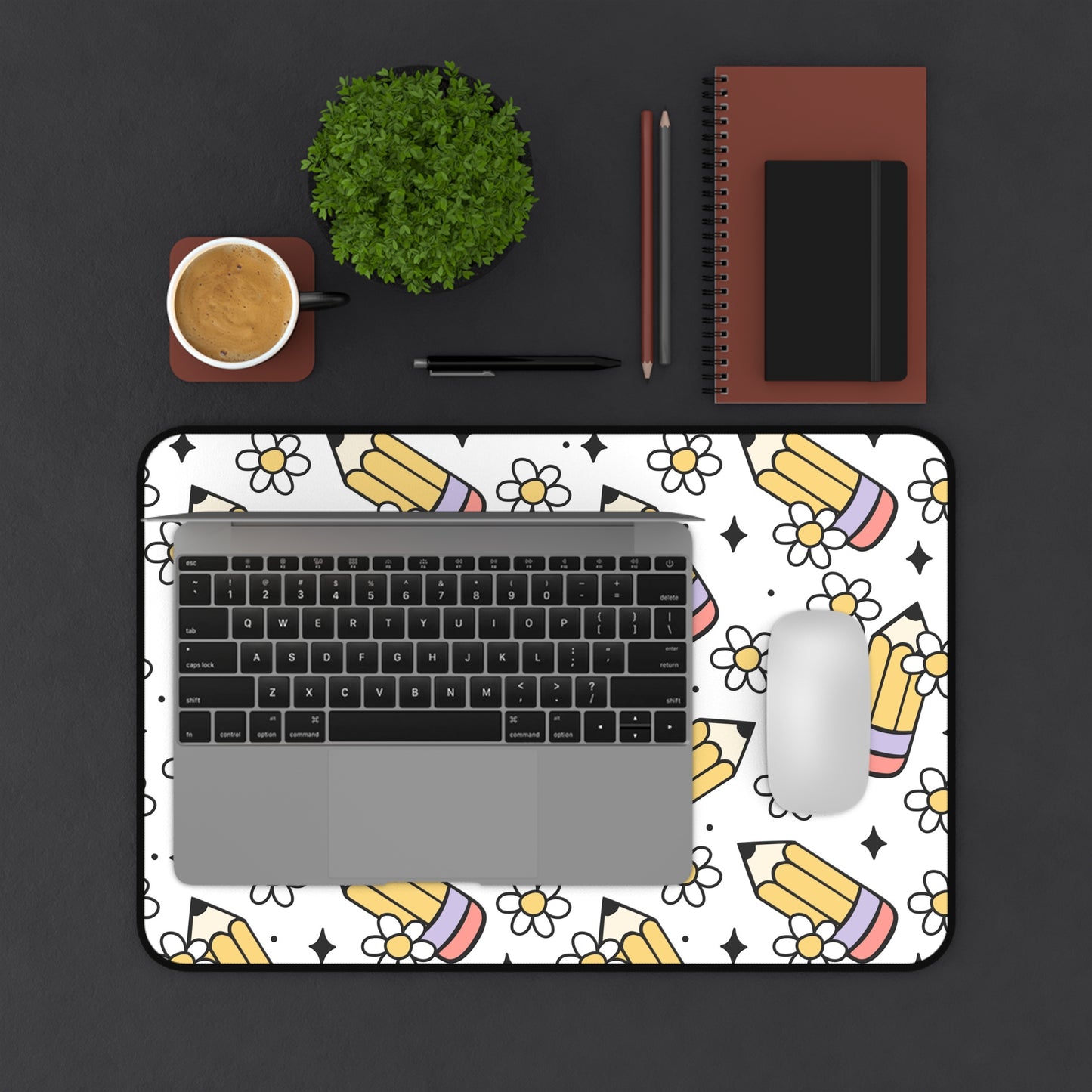 Pretty Little Pencil Desk Mat