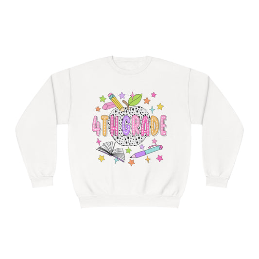 4th Grade Dalmatian Crewneck Sweatshirt