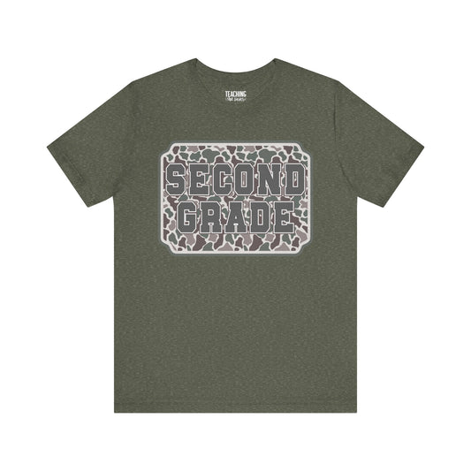 Camo Cutie: Second Grade Tee