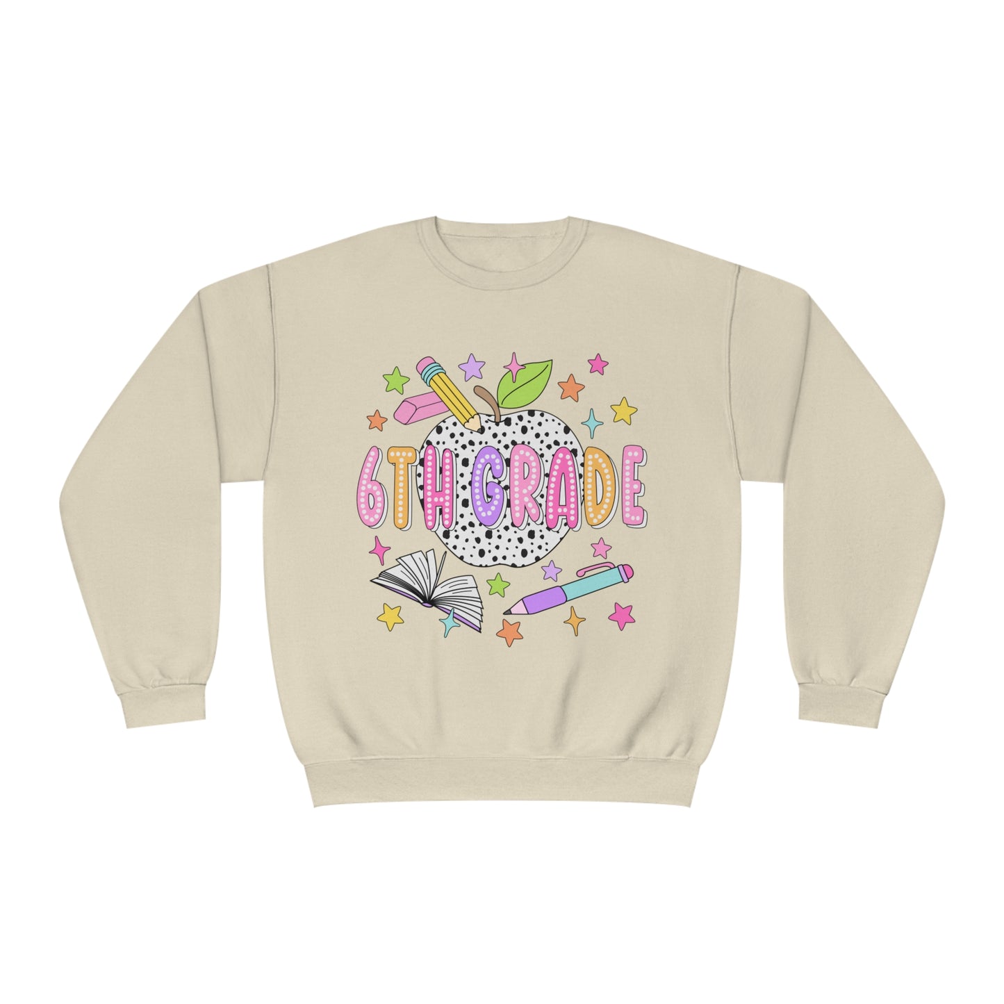 6th Grade Dalmatian Crewneck Sweatshirt