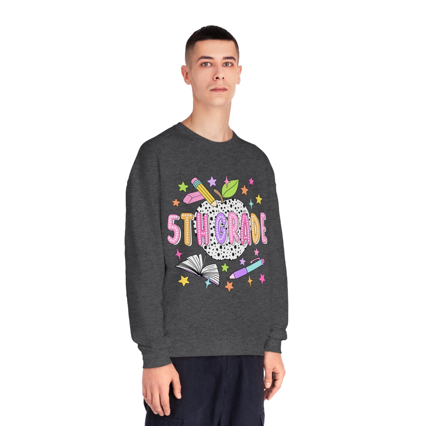5th Grade Dalmatian Crewneck Sweatshirt